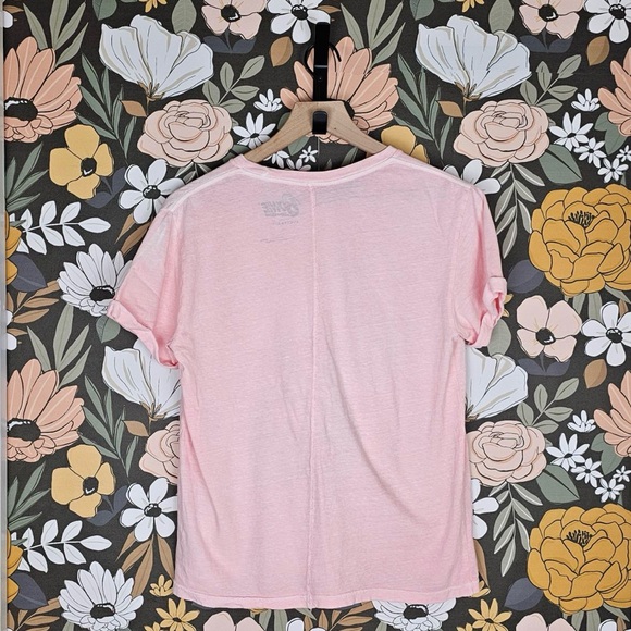 Lucky Brand David Bowie Pink Boyfriend Fit Concert Tee Women Size S - Picture 6 of 7